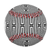 モノグラム抽象芸術の民族的背景 野球ボール (正面)