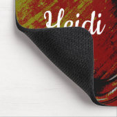 モノグラム抽象芸術バイオリン マウスパッド (コーナー)