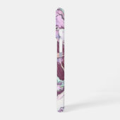モノグラム抽象芸術パターン iPhone 16ケース (左側面)