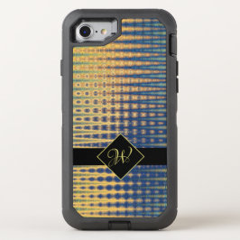 モノグラム抽象芸術 オッターボックスディフェンダーiPhone SE/8/7 ケース