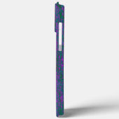 モノグラム携帯電話ケースHAMbyWG -ティール(緑がかった色) Case-Mate iPhoneケース (裏面 / 左)