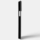 モノグラム携帯電話ケースHAMbyWG – ブラック&グレー Case-Mate iPhoneケース (裏面 / 右)