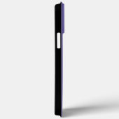モノグラム携帯電話ケースHAMbyWG – ブラック&パープル Case-Mate iPhoneケース (裏面 / 右)