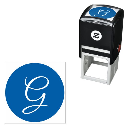 モノグラム文字スクリプトセリフフォント文字自己手書き セルフインキングスタンプ (インサイチュ)