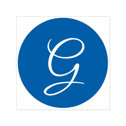 モノグラム文字スクリプトセリフフォント文字自己手書き セルフインキングスタンプ (デザイン)