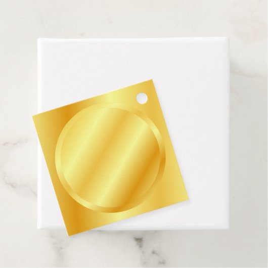 モノグラム文字フェイク金ゴールドメタリックの追加 フェイバータグ (インサイチュ)