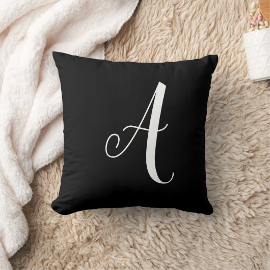 モノグラム文字A クッション (ブランケット)