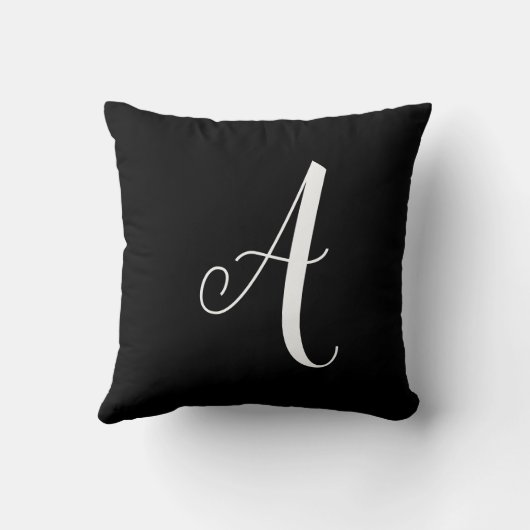 モノグラム文字A クッション (裏面)