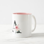 モノグラム文字A ツートーンマグカップ (正面右)