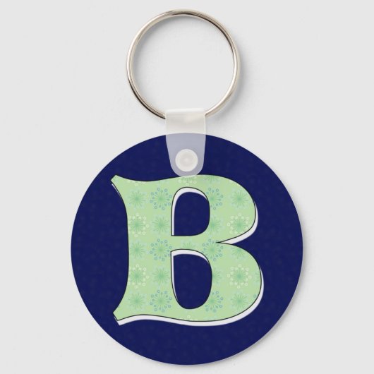 モノグラム文字B キーホルダー (正面)