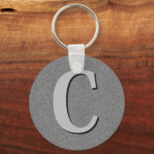 モノグラム文字C キーホルダー (正面)