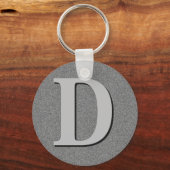 モノグラム文字D キーホルダー (正面)