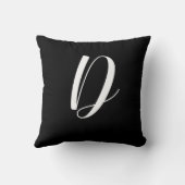 モノグラム文字D クッション (裏面)