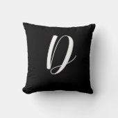 モノグラム文字D クッション (正面)