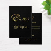 モノグラム文字E馬の金ゴールド色 (デスク)