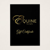 モノグラム文字E馬の金ゴールド色 (正面)