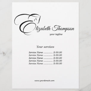 モノグラム文字E馬ブラックカラー チラシ