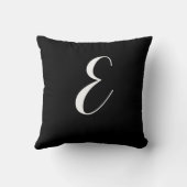 モノグラム文字E クッション (裏面)