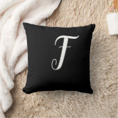 モノグラム文字F クッション (ブランケット)