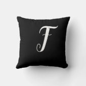 モノグラム文字F クッション (裏面)