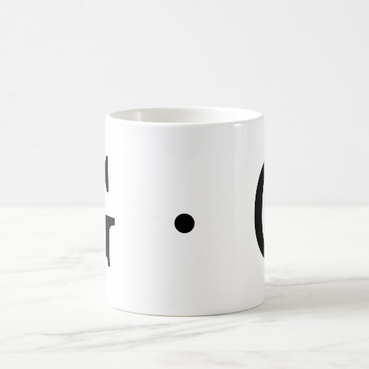 モノグラム文字Gクラシックマグ、11 oz コーヒーマグカップ (中央)