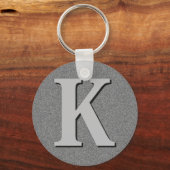 モノグラム文字K キーホルダー (正面)
