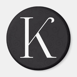 モノグラム文字K マグネット
