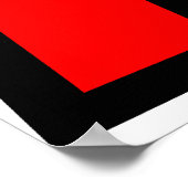 モノグラム文字M ポスター (角)