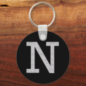 モノグラム文字N キーホルダー (正面)