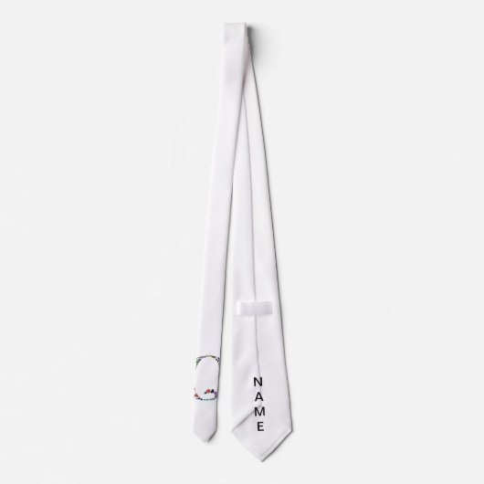 モノグラム文字Q ネクタイ (裏面)