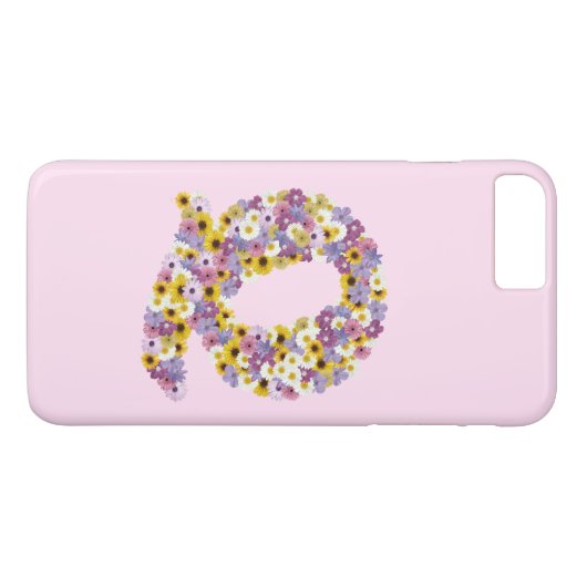 モノグラム文字Q Case-Mate iPhoneケース (裏面(横))