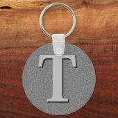 モノグラム文字T キーホルダー (正面)