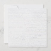 モノグラム文字X （ファミリ名あり） ノートカード (裏面)