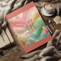 モノグラム新学期宿題シック名門私立校風のガールズ ノートブック