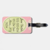 モノグラム旅行ラベル ラゲッジタグ (裏面横)