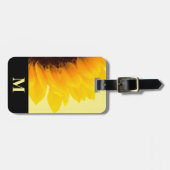 モノグラム旅行黄色ひまわり黄色 ラゲッジタグ (正面横)