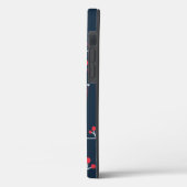 モノグラム明エレガントるい赤いベリーパターン Case-Mate iPhoneケース (裏面 / 左)
