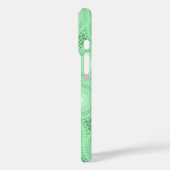 モノグラム春緑の円パターン Case-Mate iPhoneケース (裏面 / 左)