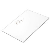 モノグラム書ユニーク面プレーンモダン ノートパッド (アングル)