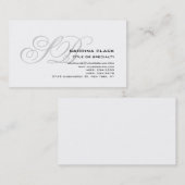 モノグラム書道コンサルタントの名刺 名刺 (正面/裏面)