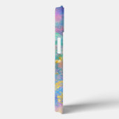 モノグラム書道ブルーグリーンピンク金ゴールドトレンディー Case-Mate iPhoneケース (裏面 / 右)