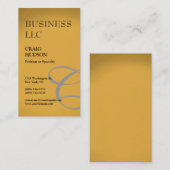 モノグラム書道名刺 名刺 (正面/裏面)