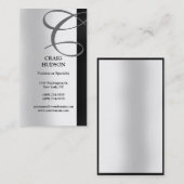 モノグラム書道名刺 名刺 (正面/裏面)