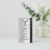 モノグラム書道名刺 名刺 (スタンド正面)