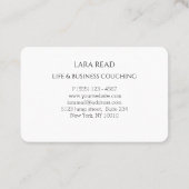 モノグラム最小サンゴ事業名刺 名刺 (裏面)