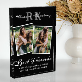 モノグラム最高のの友だち写真 フォトブロック