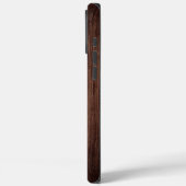 モノグラム木目材名パーソナライズされた前 Case-Mate iPhoneケース (裏面 / 左)