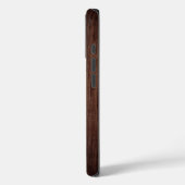 モノグラム木目材名パーソナライズされた前 Case-Mate iPhoneケース (裏面 / 左)