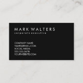 モノグラム木目 名刺 (裏面)