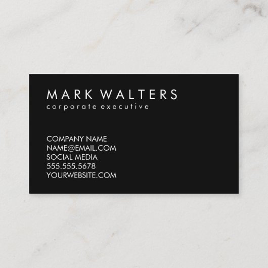 モノグラム木目 名刺 (裏面)